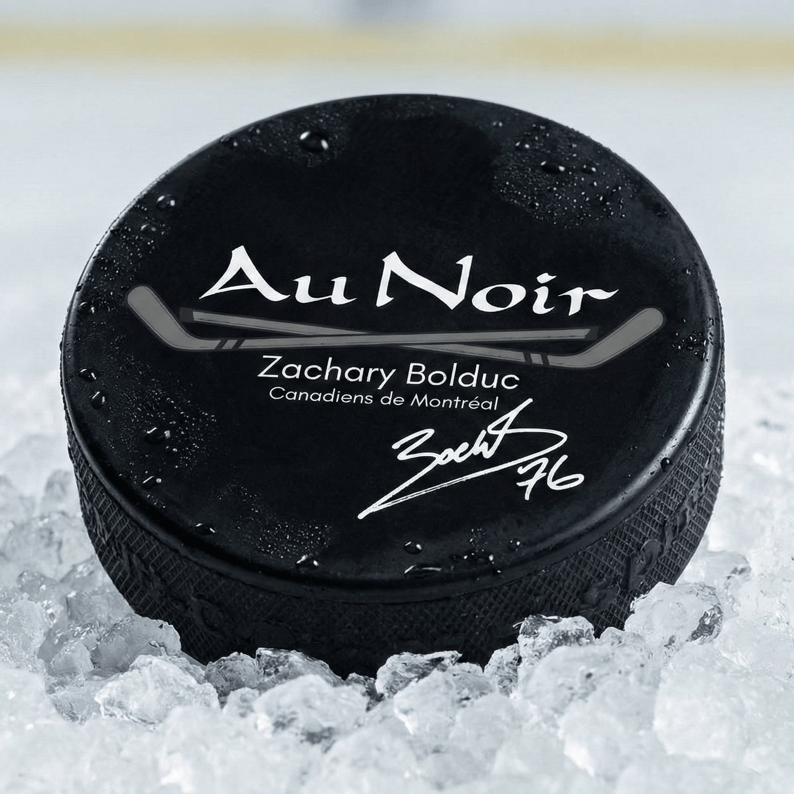 RONDELLE DE HOCKEY - AU NOIR