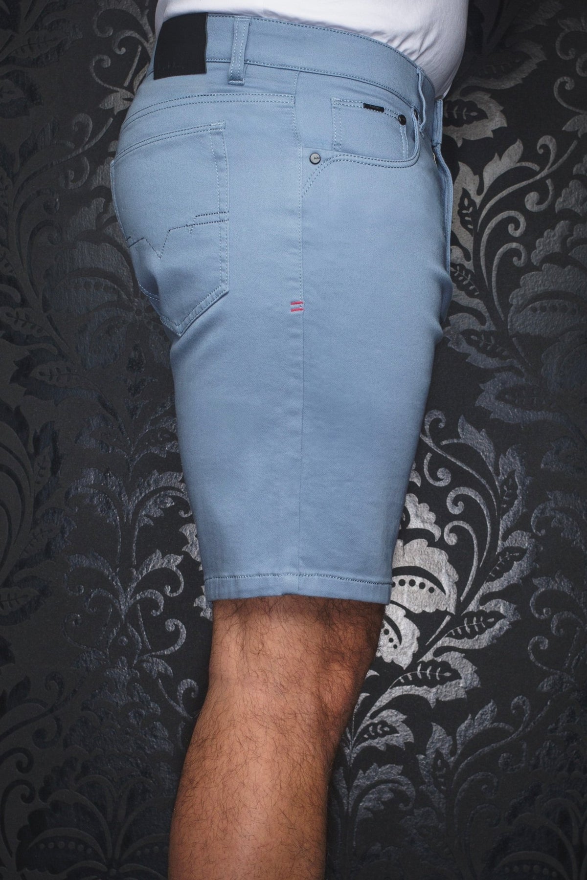 PANTALONES CORTOS | JAY - SKC, azul acero - AU NOIR