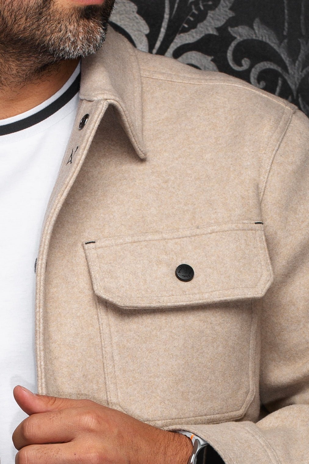 SURCHEMISE | DANALI, Oatmeal - AU NOIR