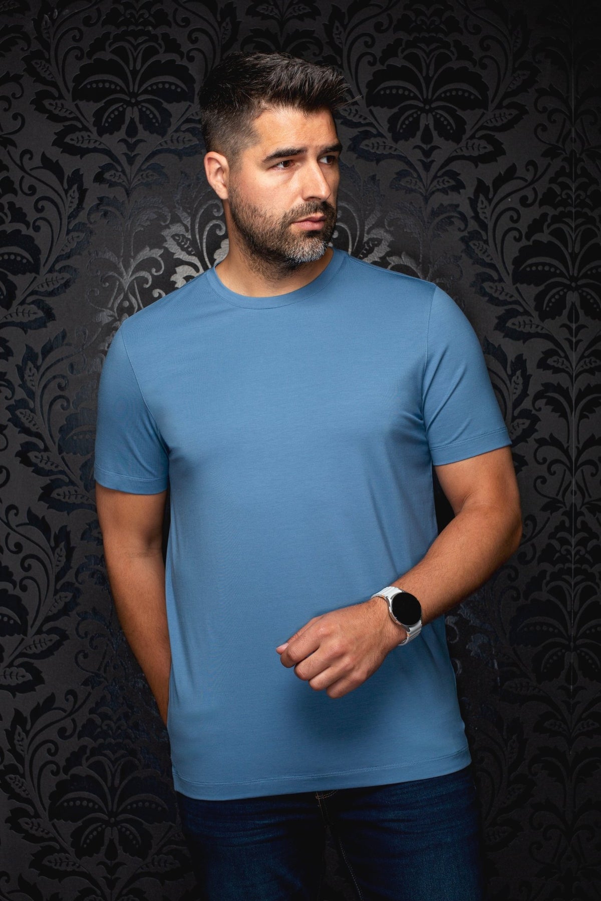 T-shirt | C-MAVEN, Denim - AU NOIR