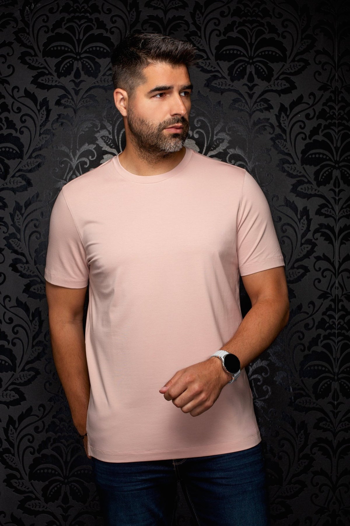 T-shirt | C-MAVEN, Dusty Pink - AU NOIR
