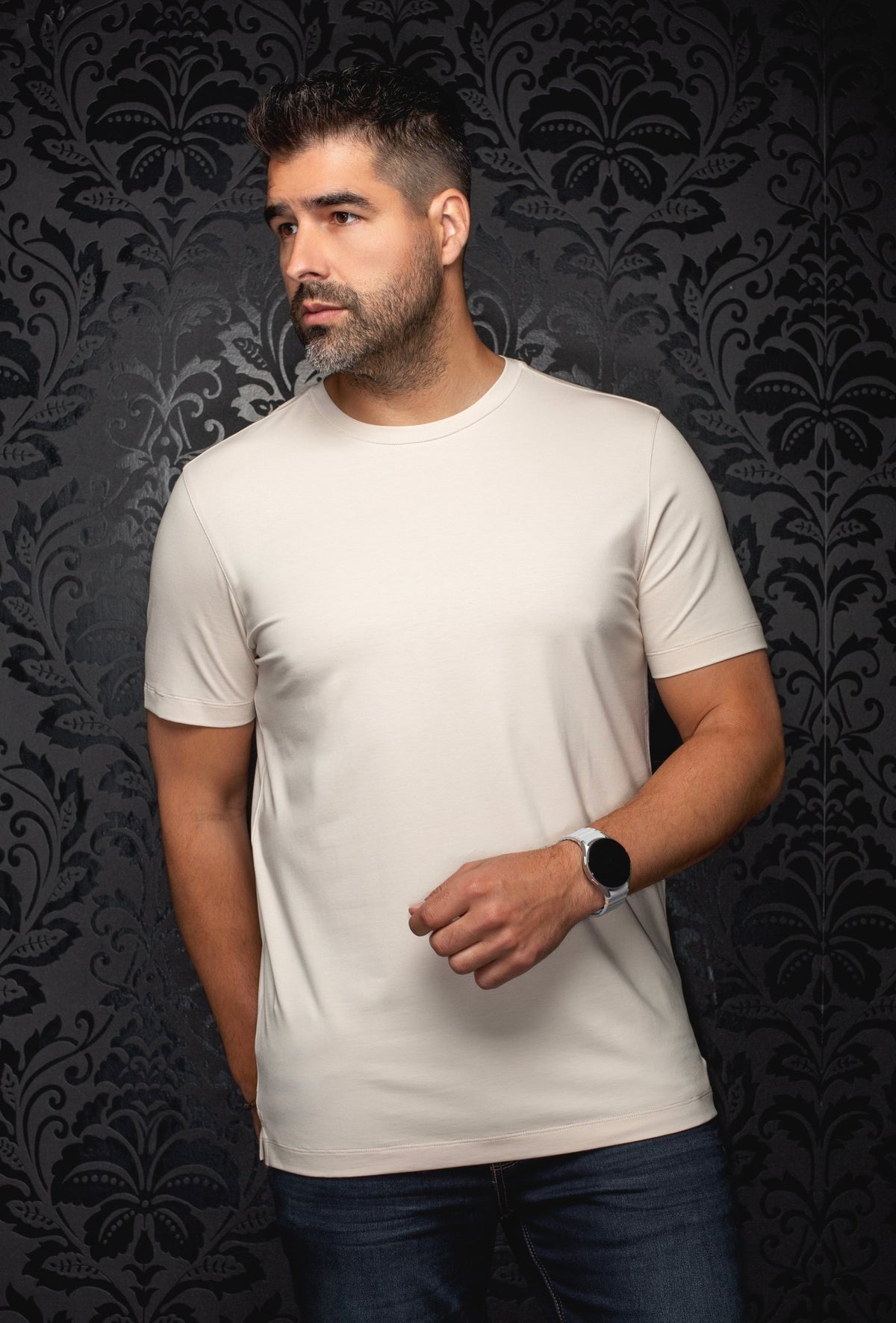 T-shirt | C-MAVEN, Sand - AU NOIR