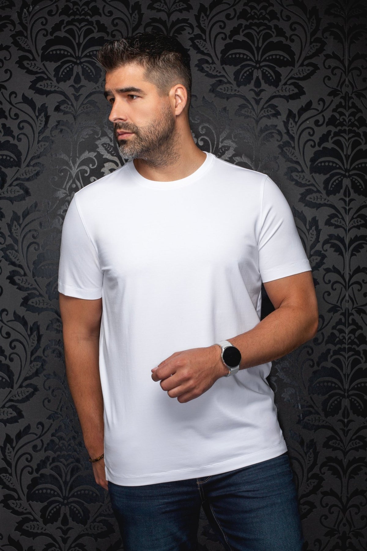 T-shirt | C-MAVEN, White - AU NOIR