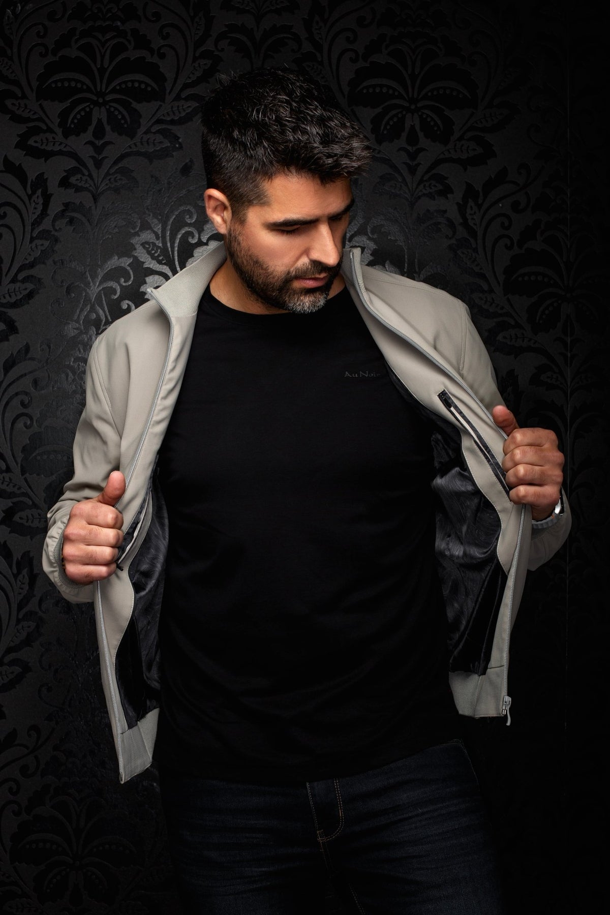 Veste Bomber | LIMAO-MAXWELL, Khaki - AU NOIR