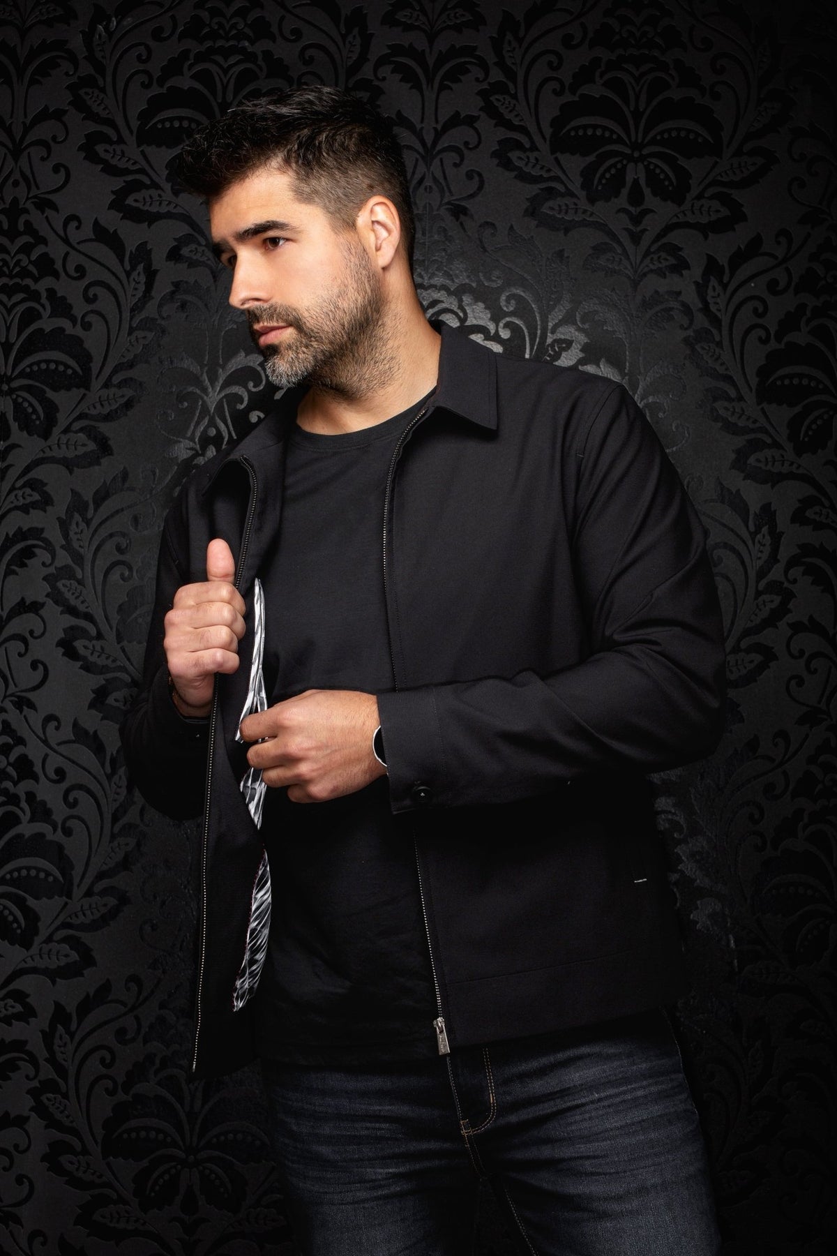 Veste Bomber | LIMAO-VETTEL, Black - AU NOIR