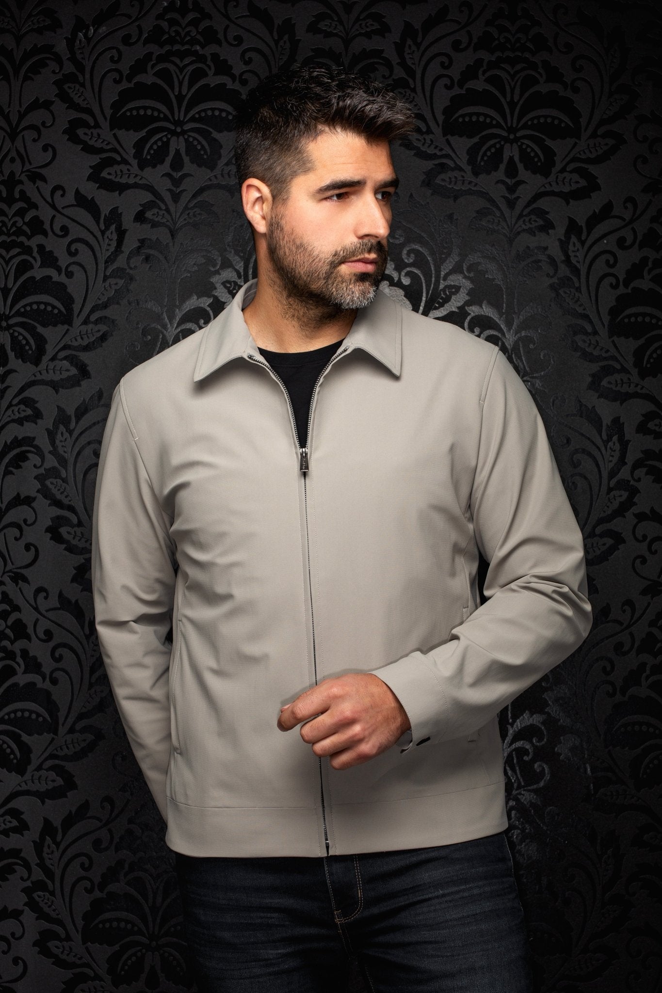 Veste Bomber | LIMAO-VETTEL, Khaki - AU NOIR