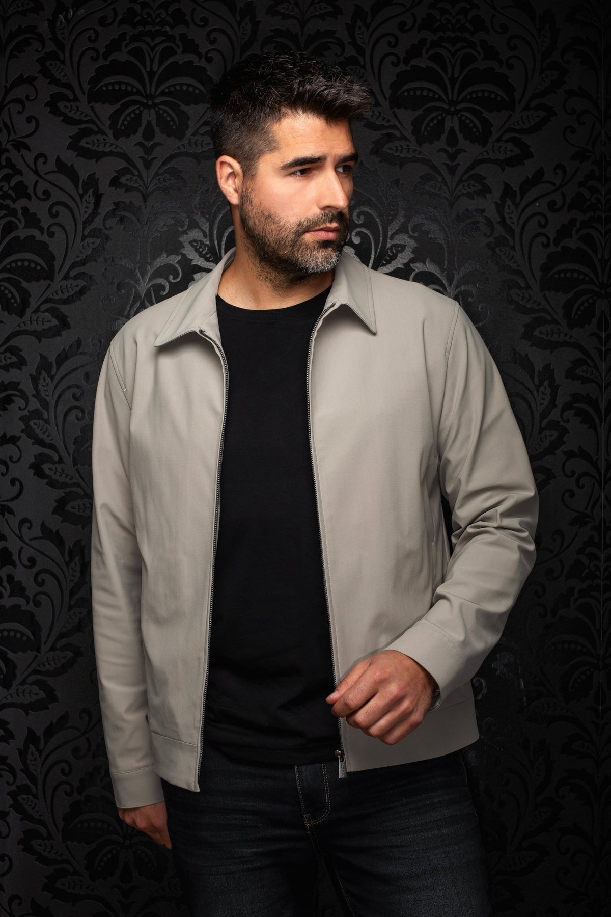 Veste Bomber | LIMAO-VETTEL, Khaki - AU NOIR