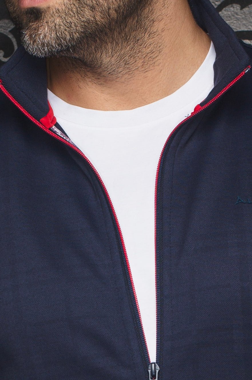 SPORTS JACKET | CARVER, Navy - AU NOIR