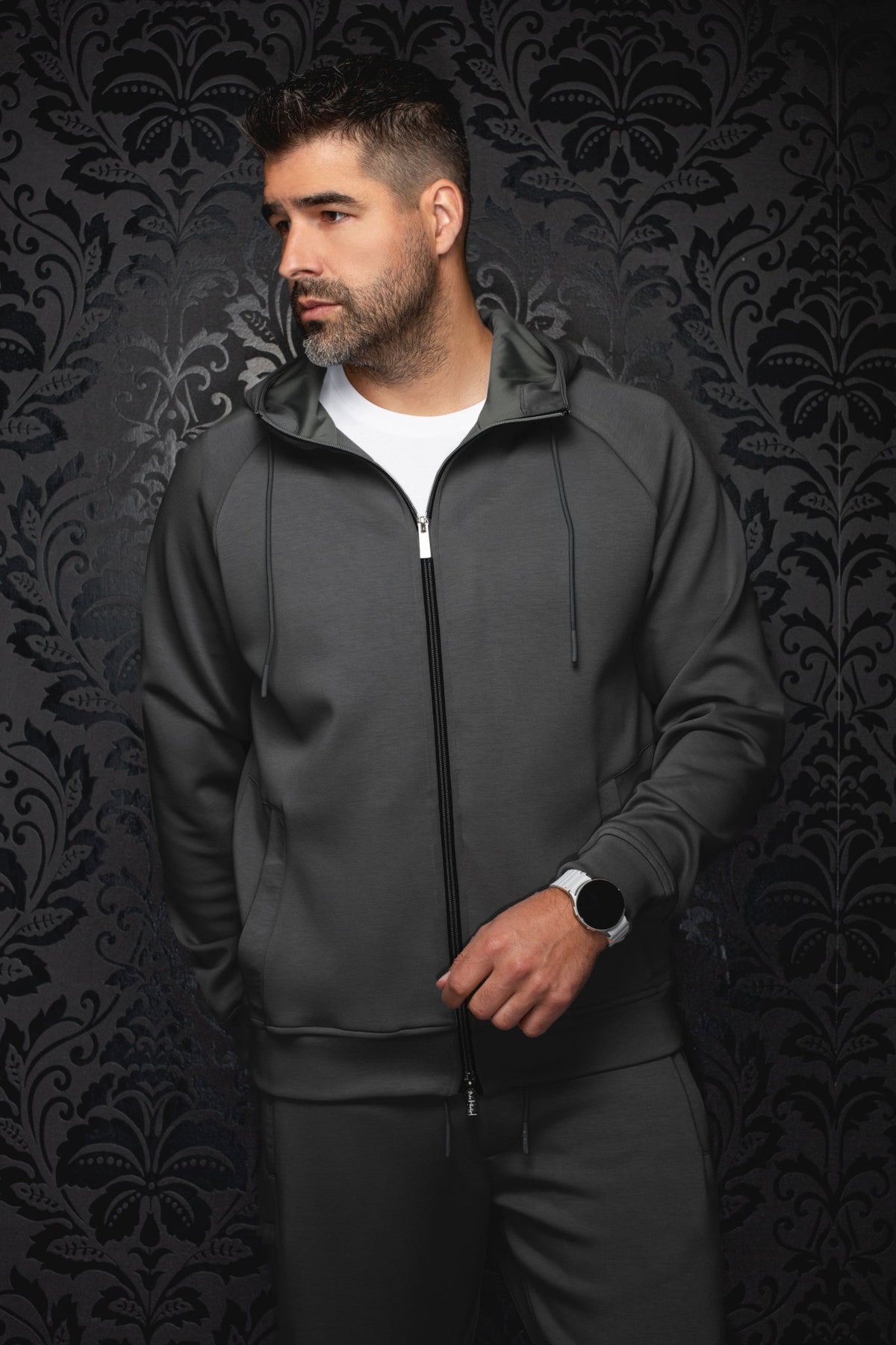 VESTE SPORT | HERMAN, Charcoal - AU NOIR