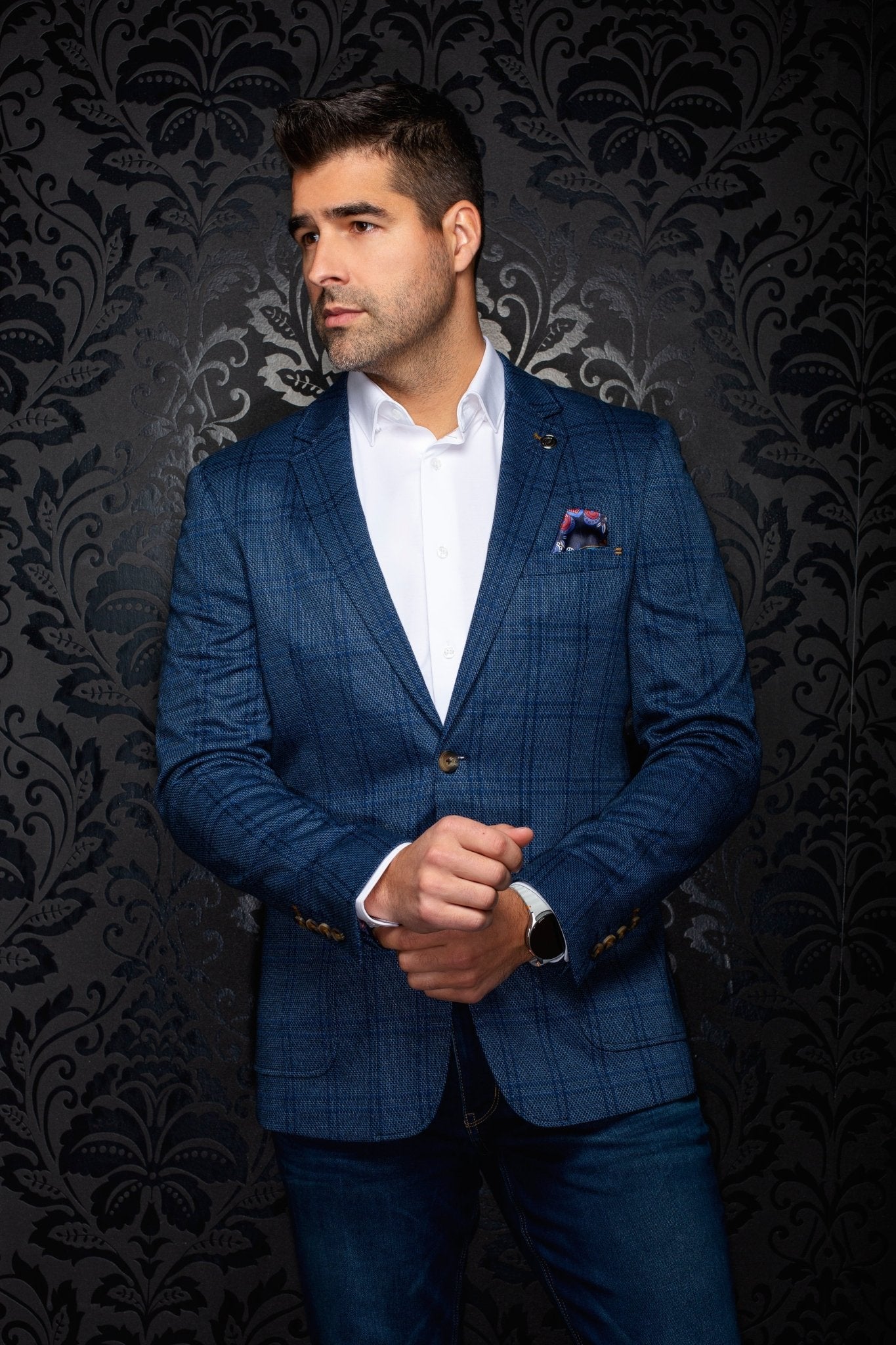 VESTON | BROSNAN, Navy - AU NOIR