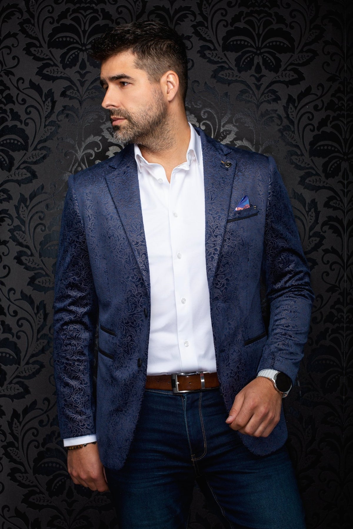 VESTON | CALION, Navy - AU NOIR