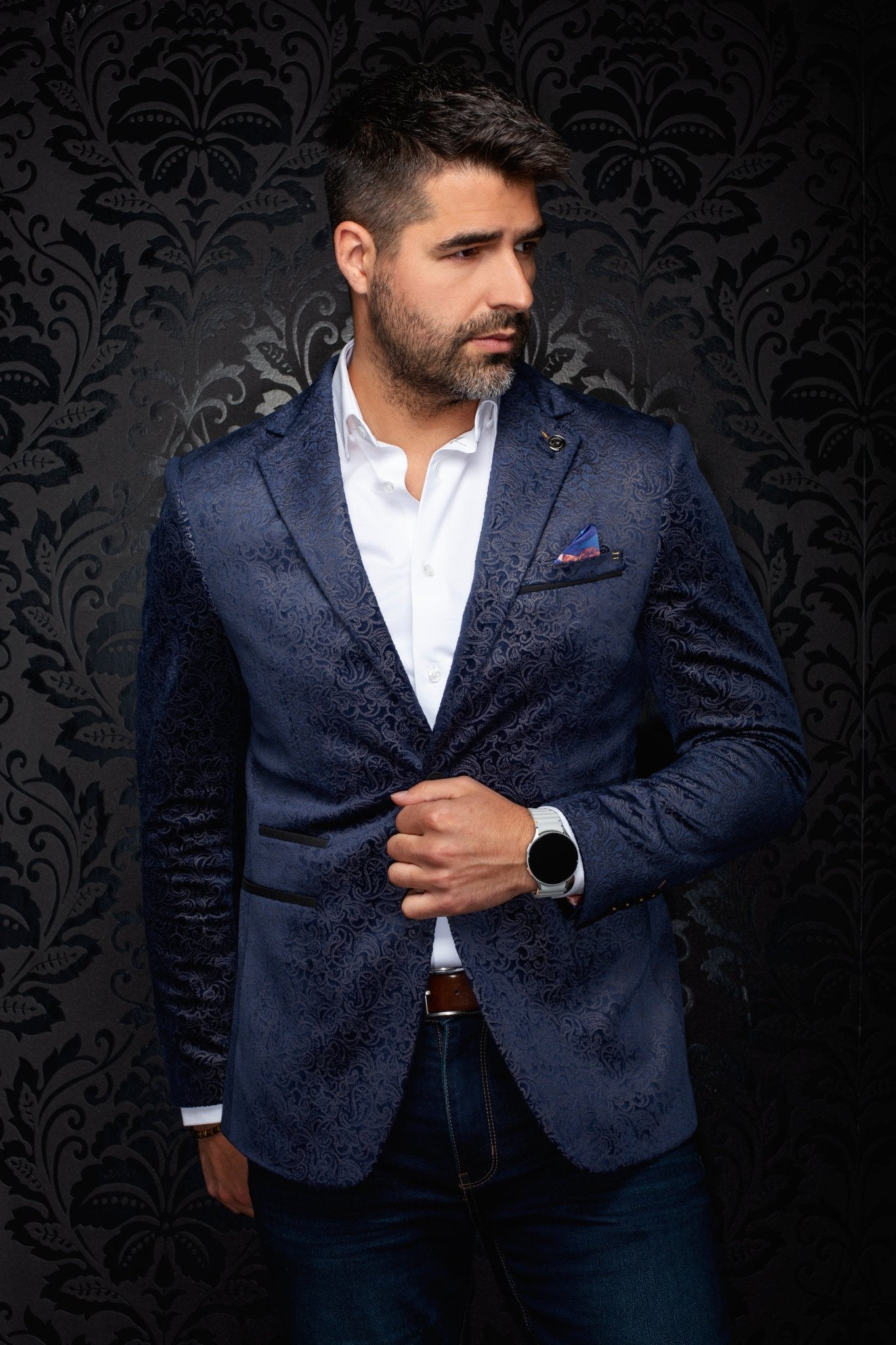 VESTON | CALION, Navy - AU NOIR