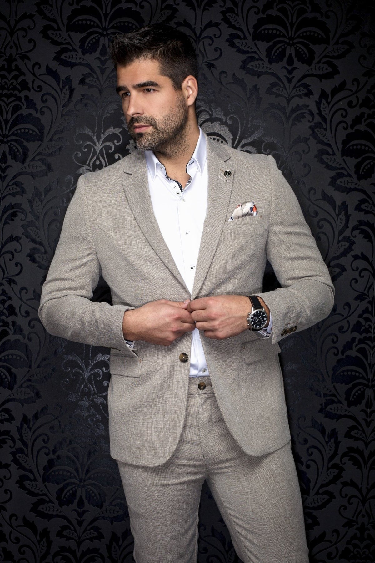 Blazer  CASSEL, Beige - AU NOIR