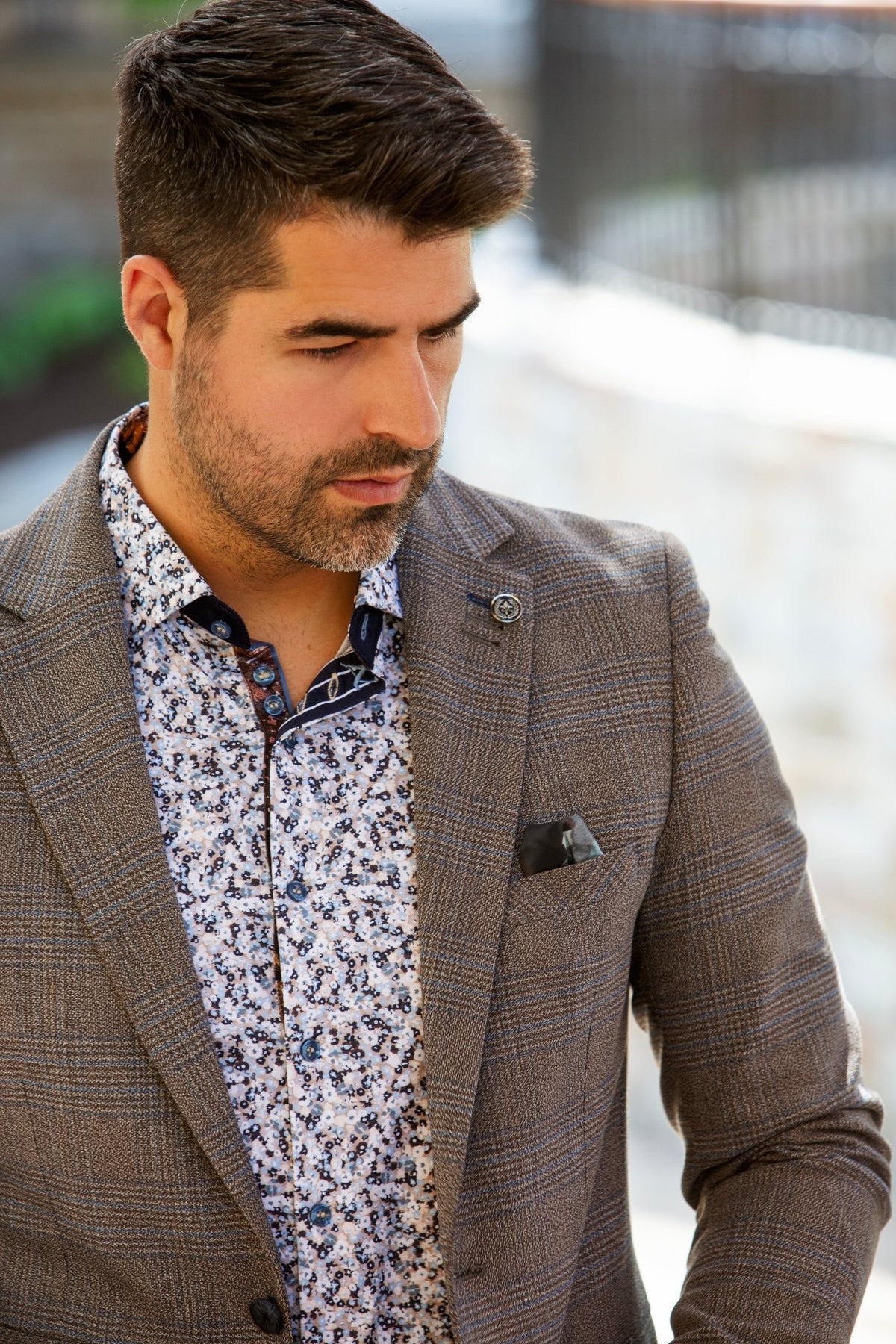 VESTON | CLARKSON, Grey - AU NOIR