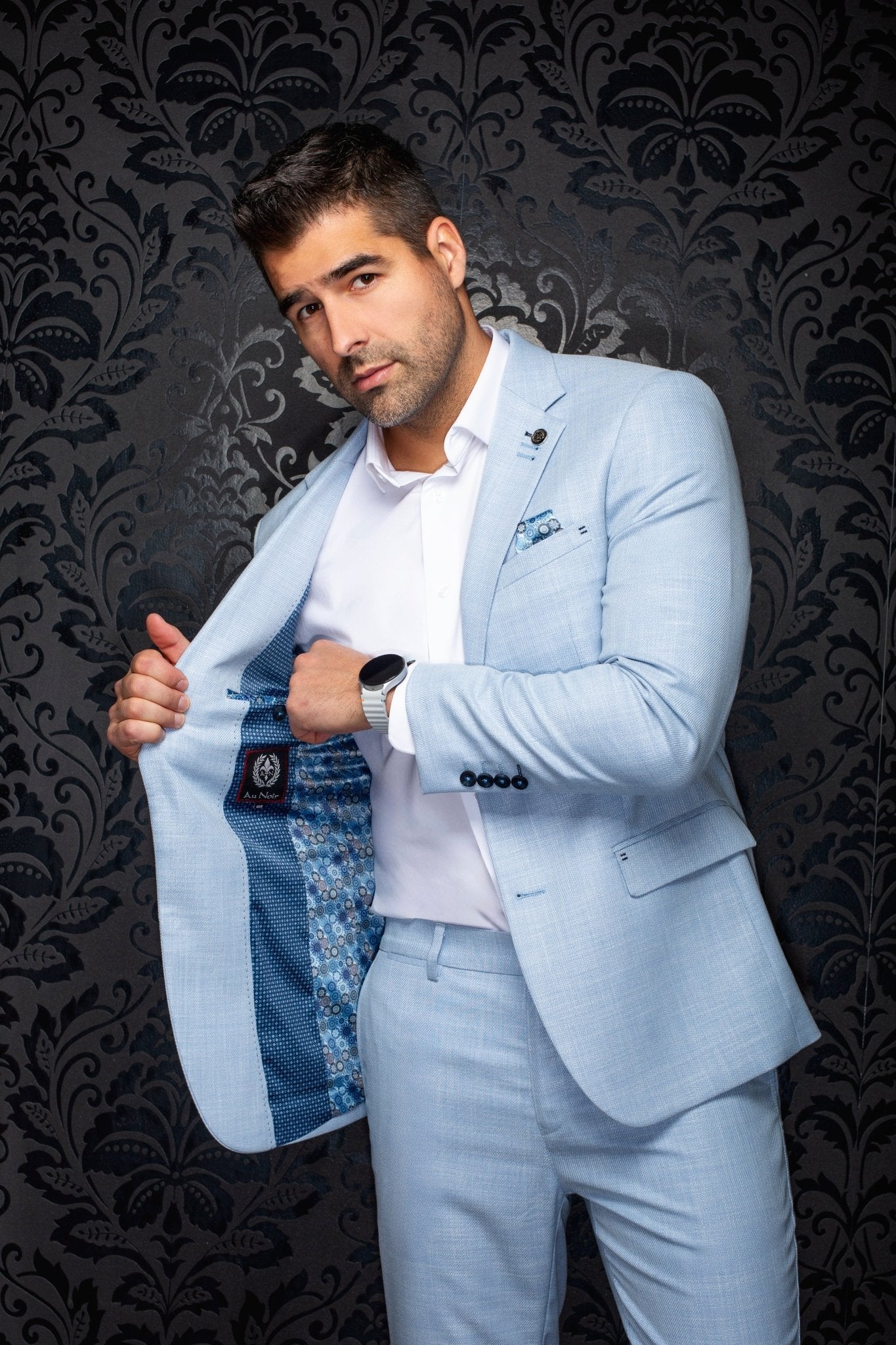 VESTON | CODY, Light Blue - AU NOIR