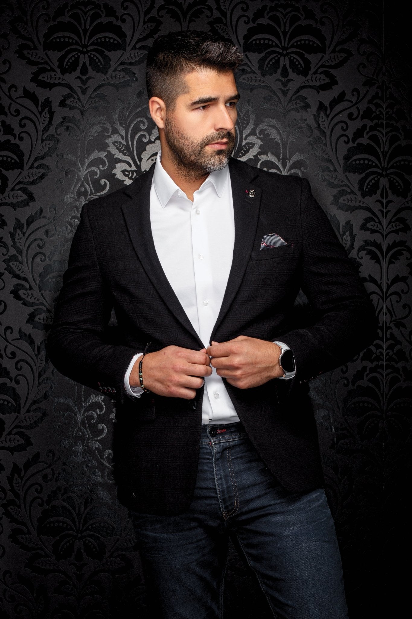 VESTON | HAWKE, Black - AU NOIR