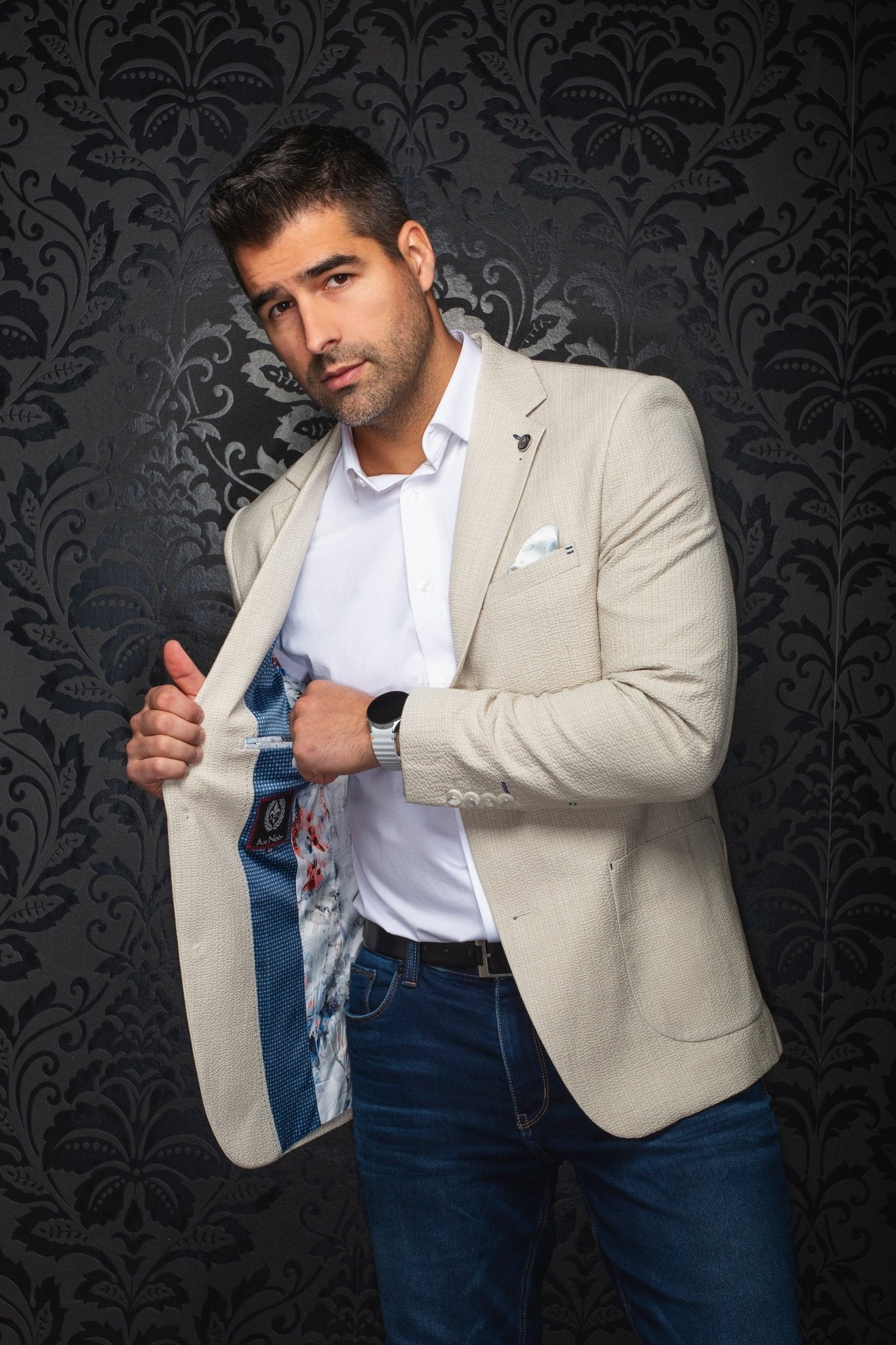 VESTON | JACE, Beige - AU NOIR