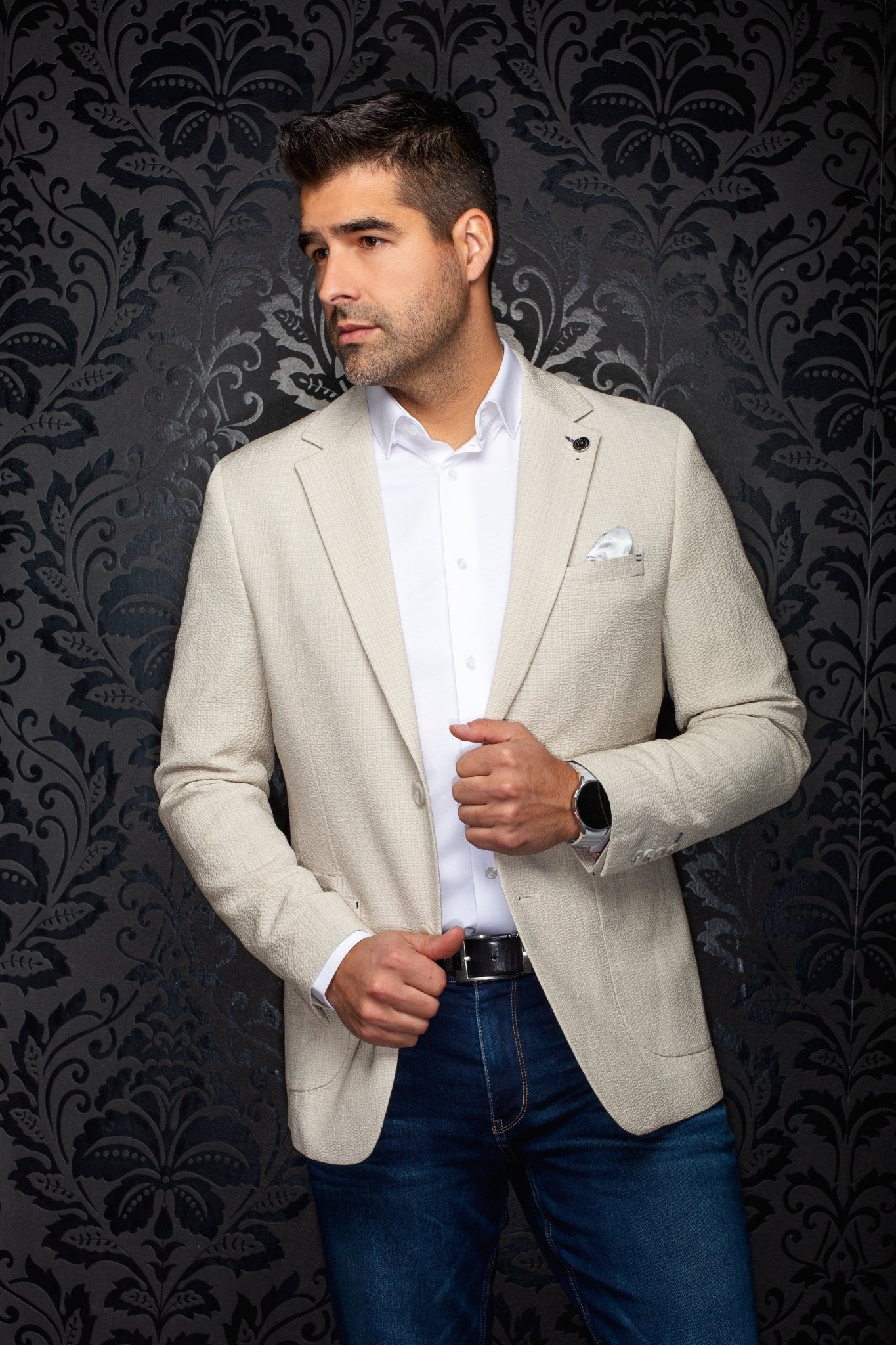 VESTON | JACE, Beige - AU NOIR