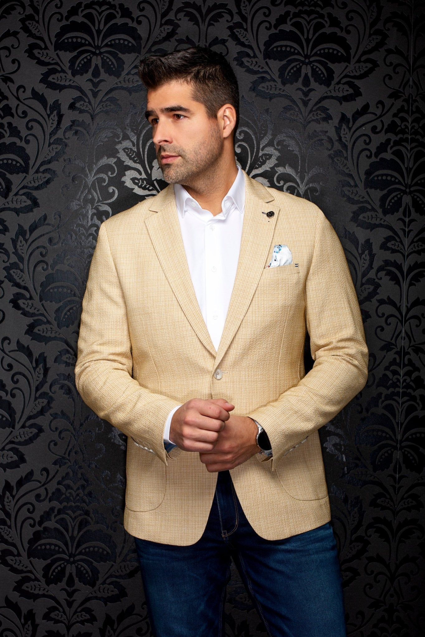 VESTON | JACE, Camel - AU NOIR