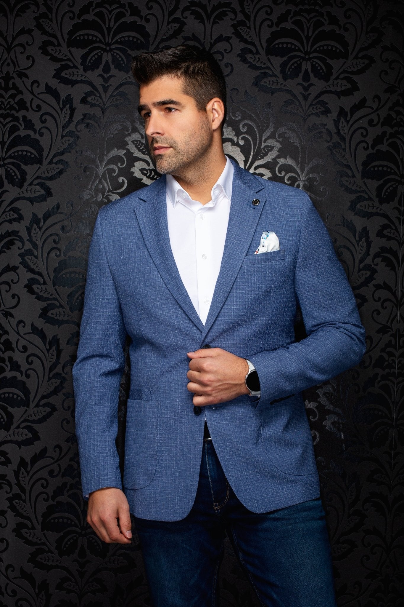 VESTON | JACE, Denim - AU NOIR