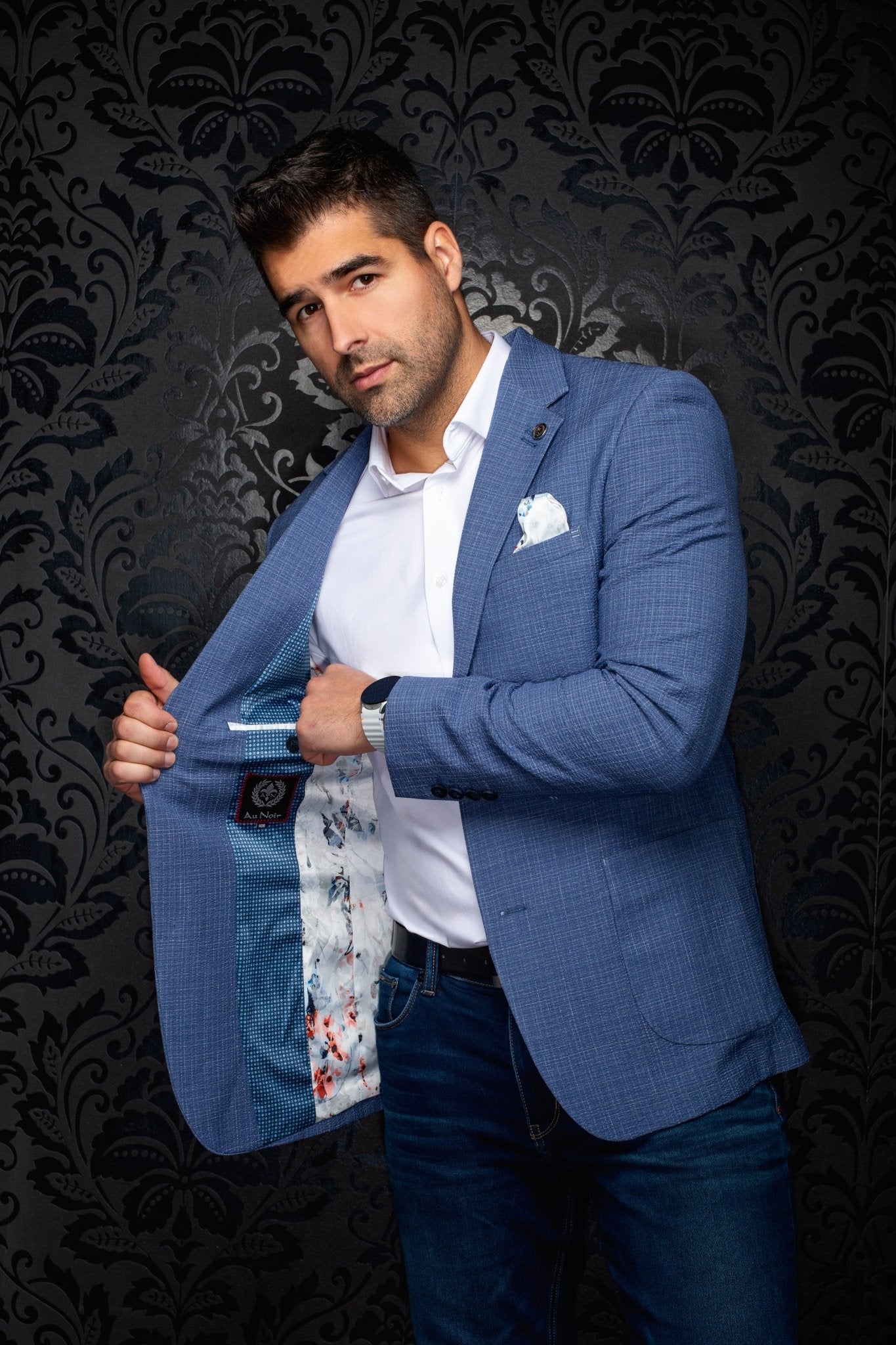 VESTON | JACE, Denim - AU NOIR