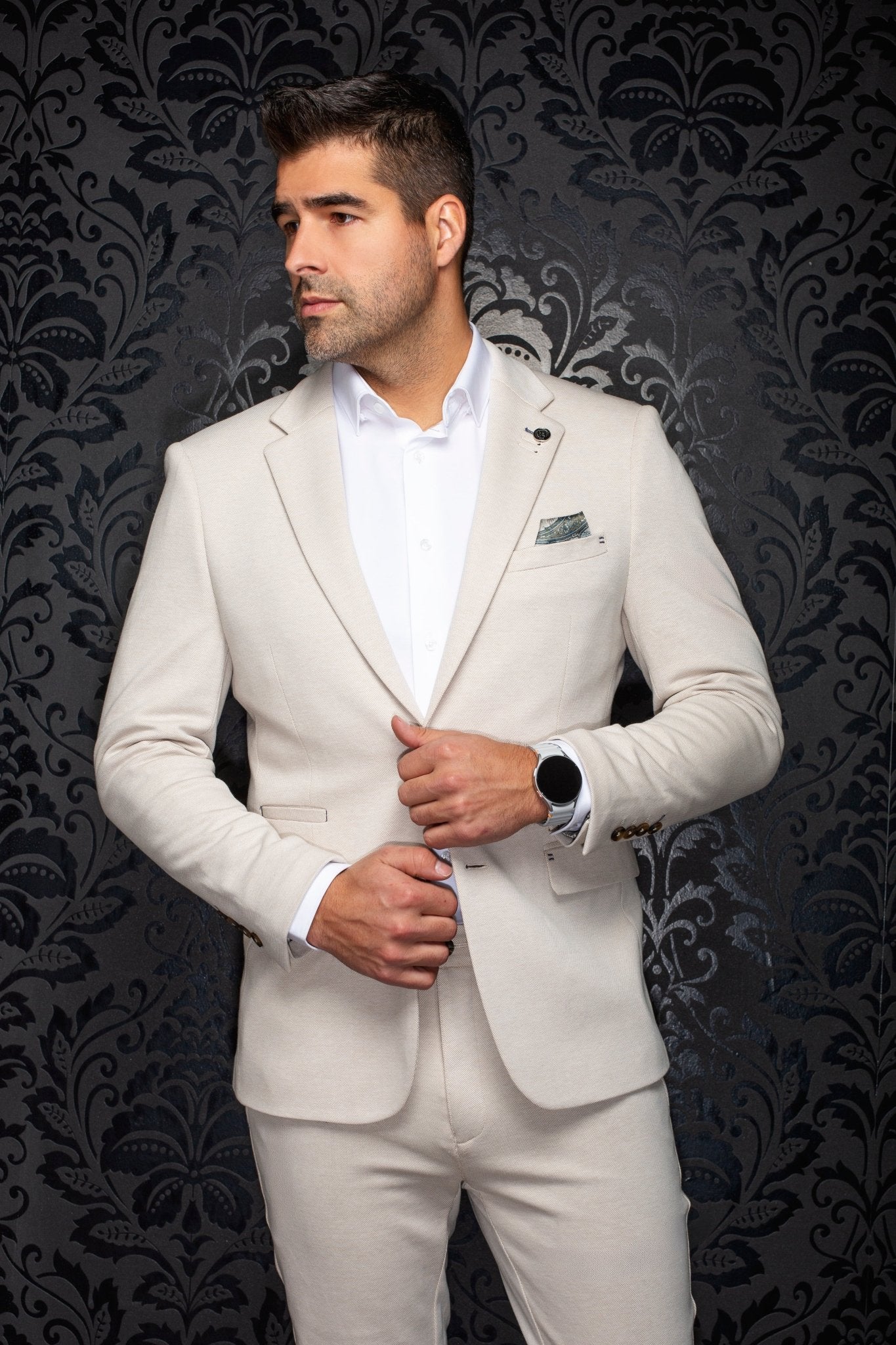 VESTON | KAEL, Beige - AU NOIR