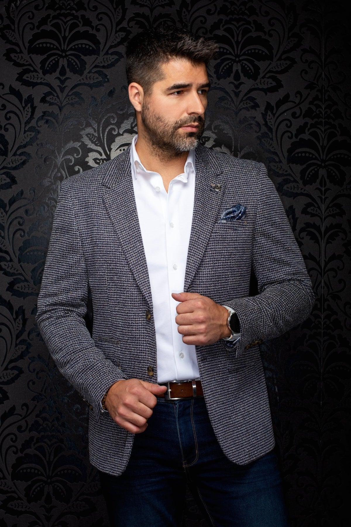 VESTON | KONRAD, Navy - AU NOIR