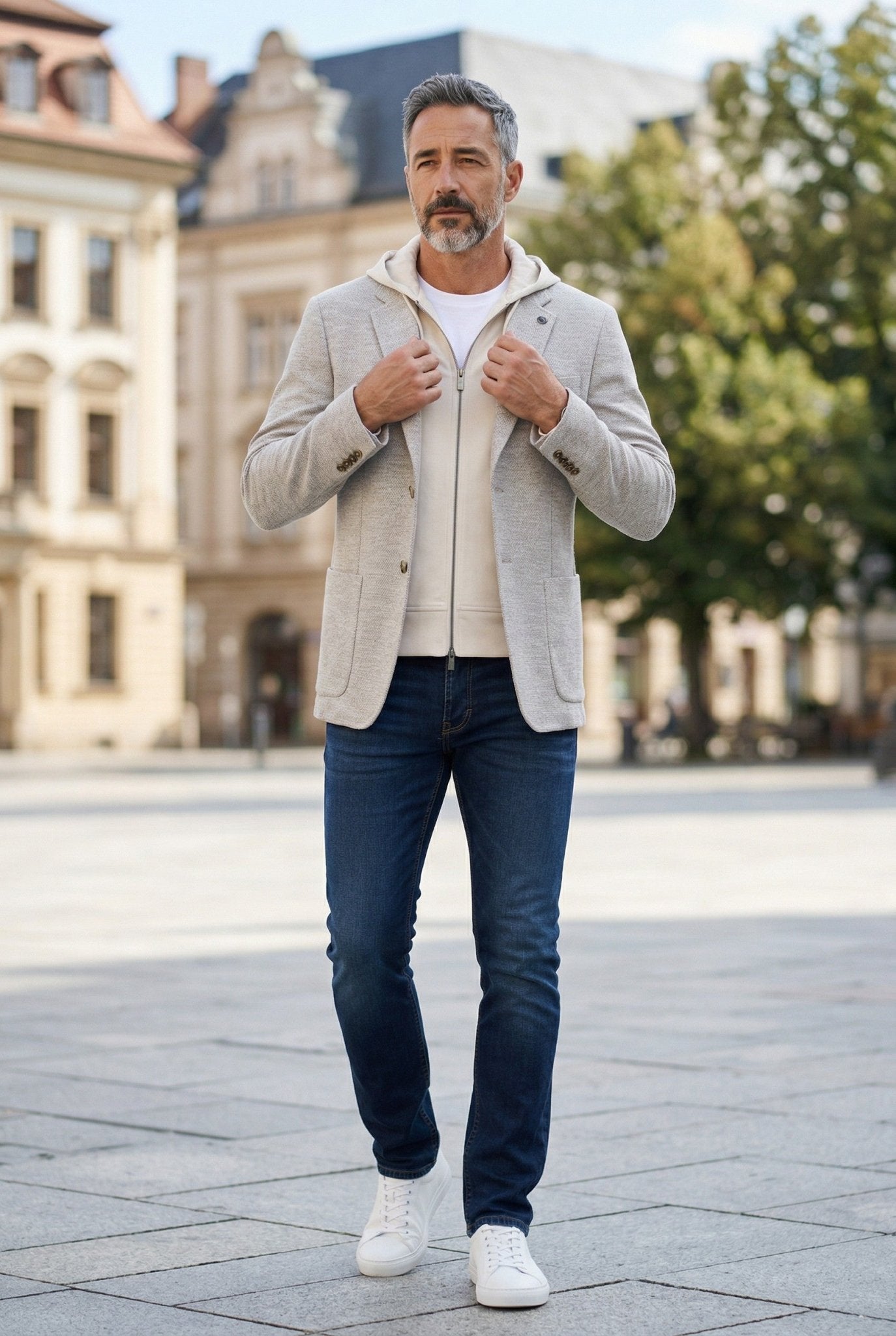 VESTON | NOAH - HOOD, Beige - AU NOIR