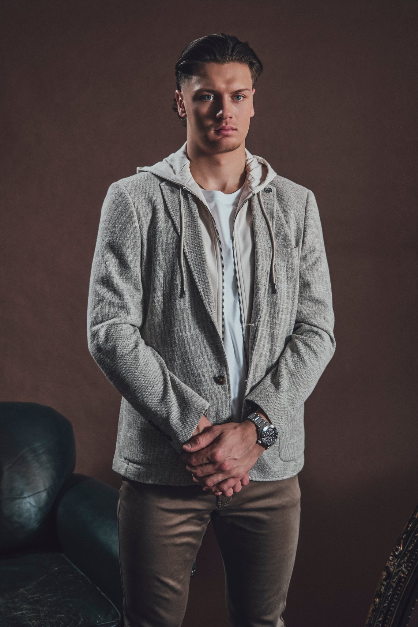 VESTON | NOAH - HOOD, Beige - AU NOIR