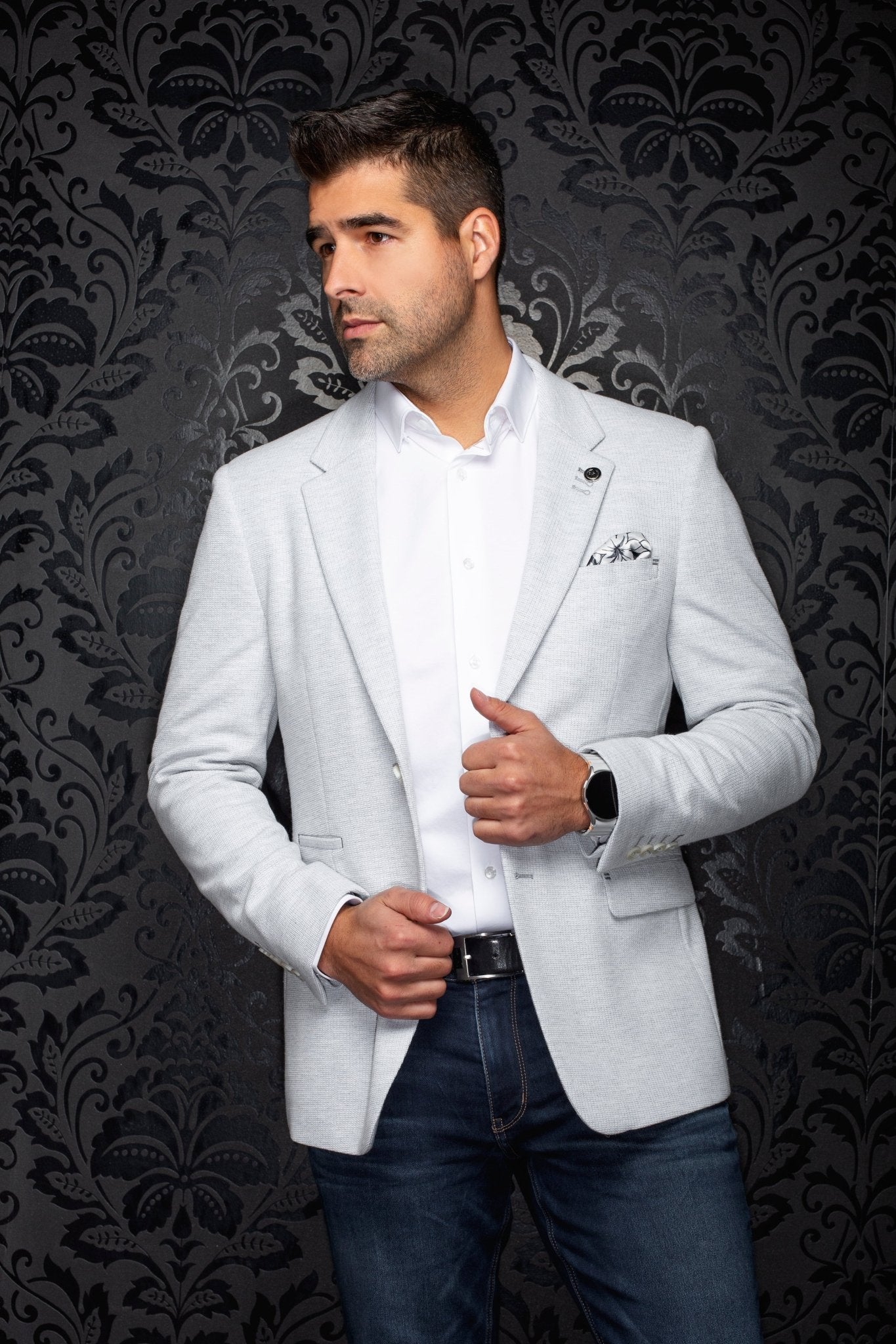 VESTON | NOAH , Light Grey - AU NOIR