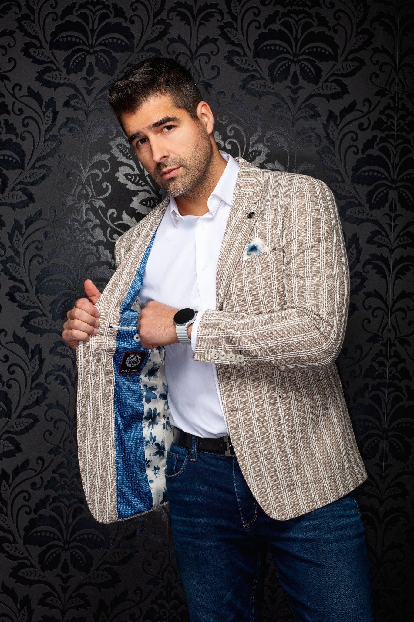 Blazer  REMY, Beige - AU NOIR