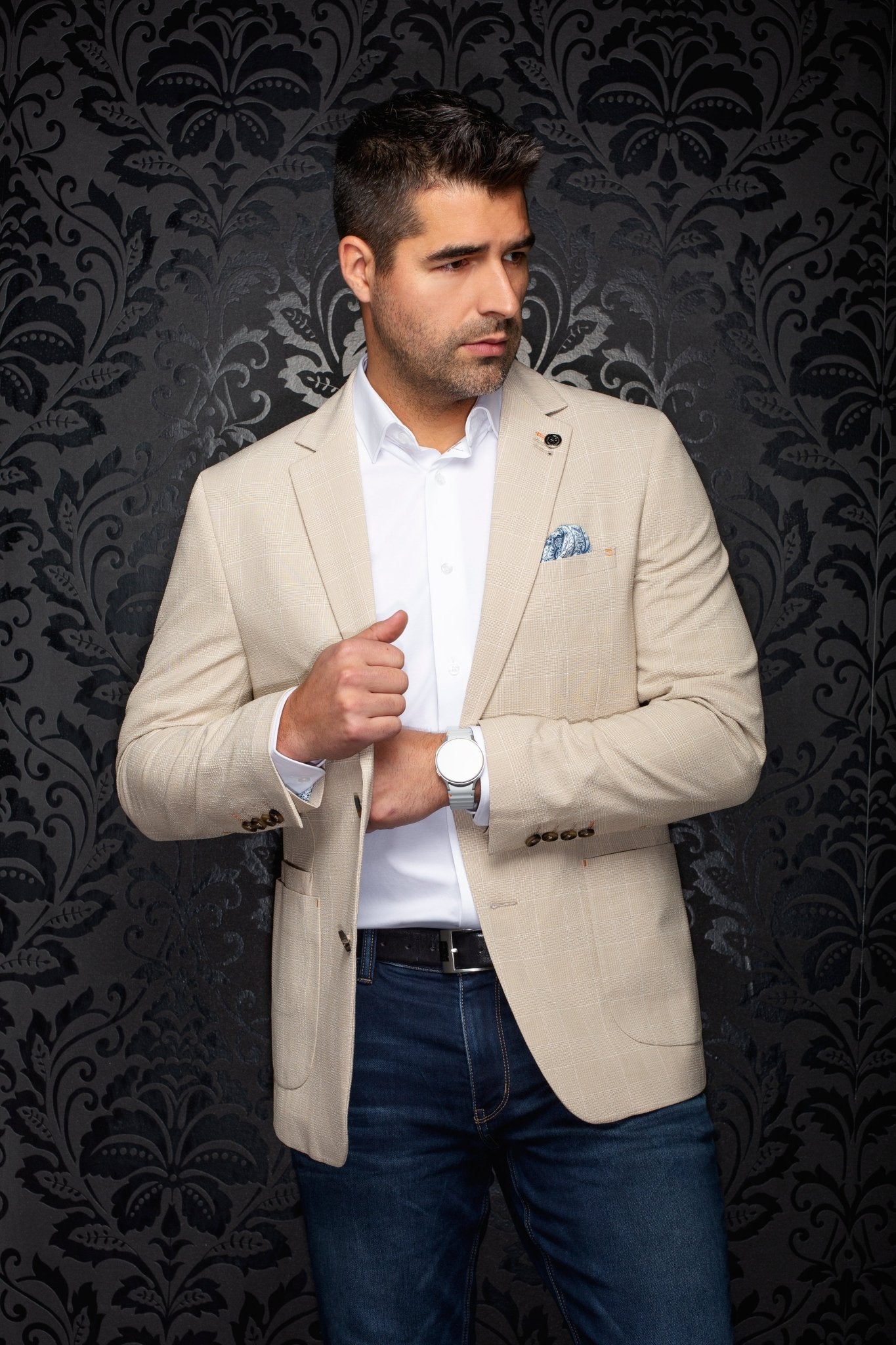 VESTON | TROY, Beige - AU NOIR