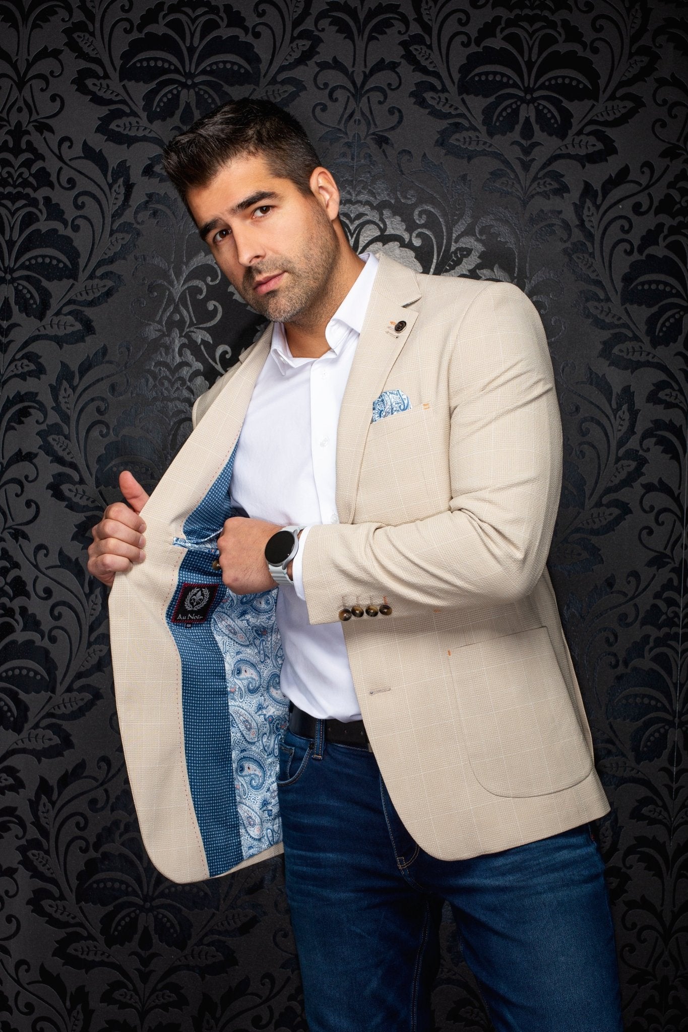 VESTON | TROY, Beige - AU NOIR