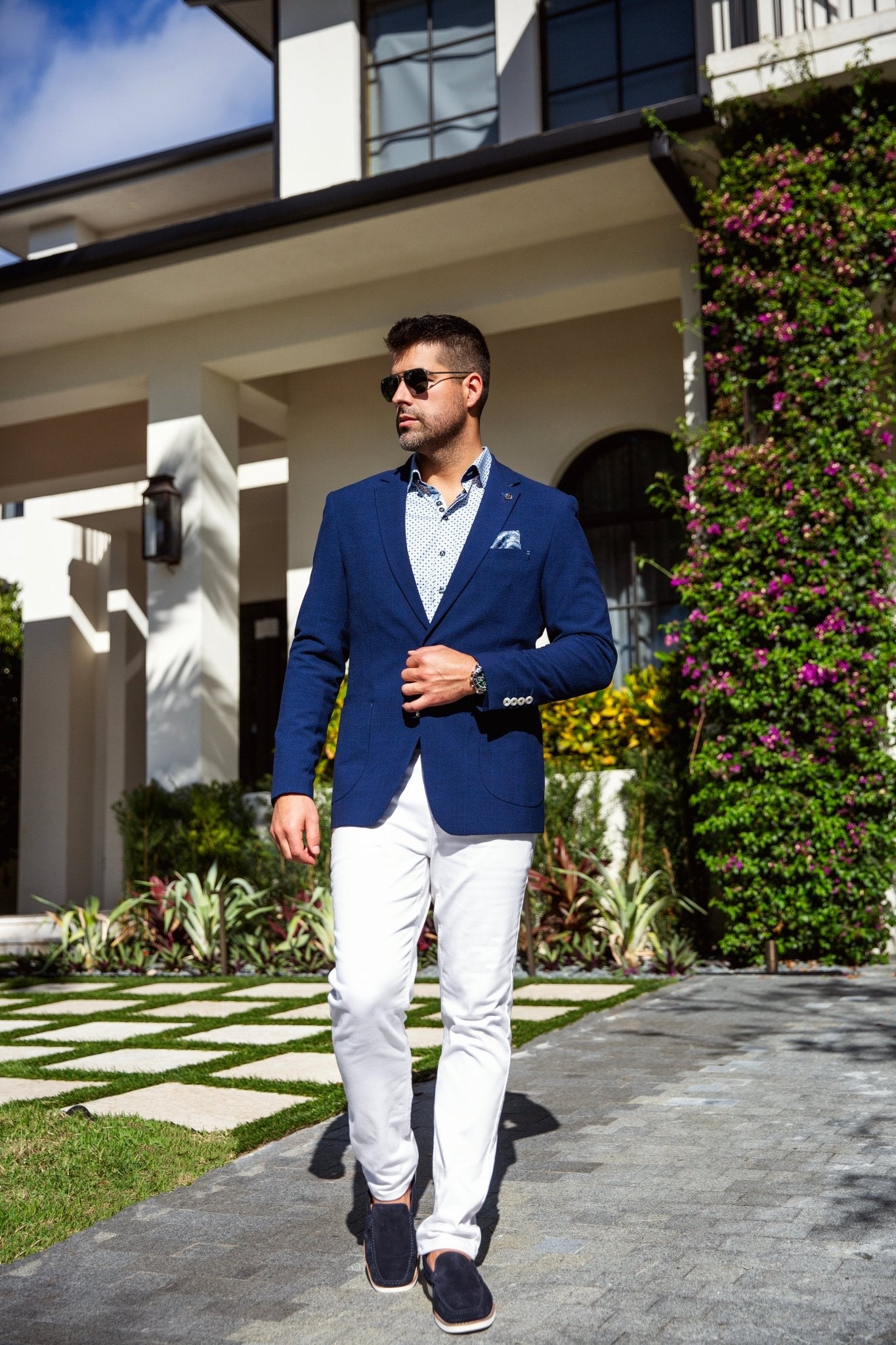 Blazer  TROY, Dark Royal - AU NOIR
