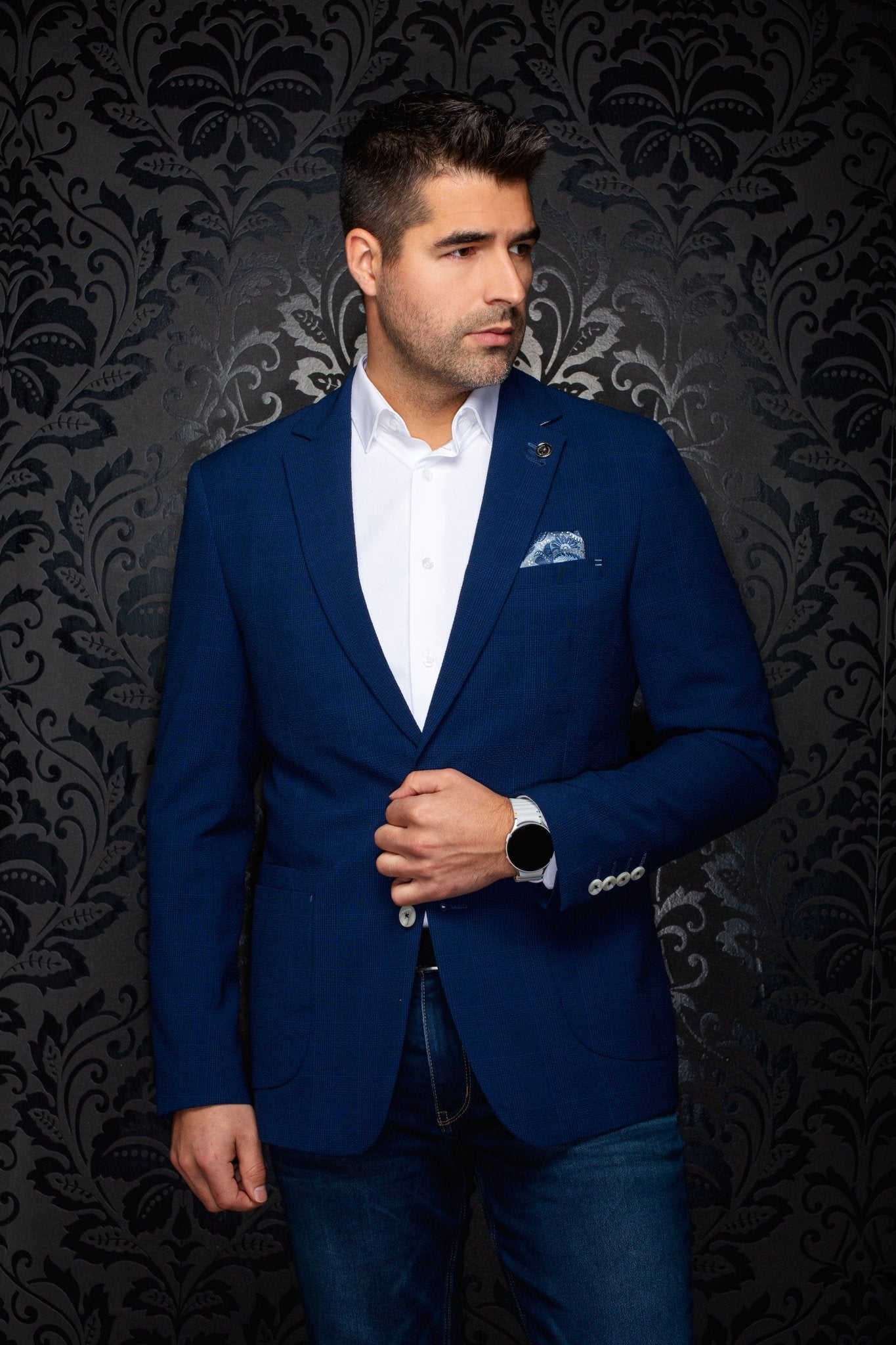 VESTON | TROY, Dark Royal - AU NOIR