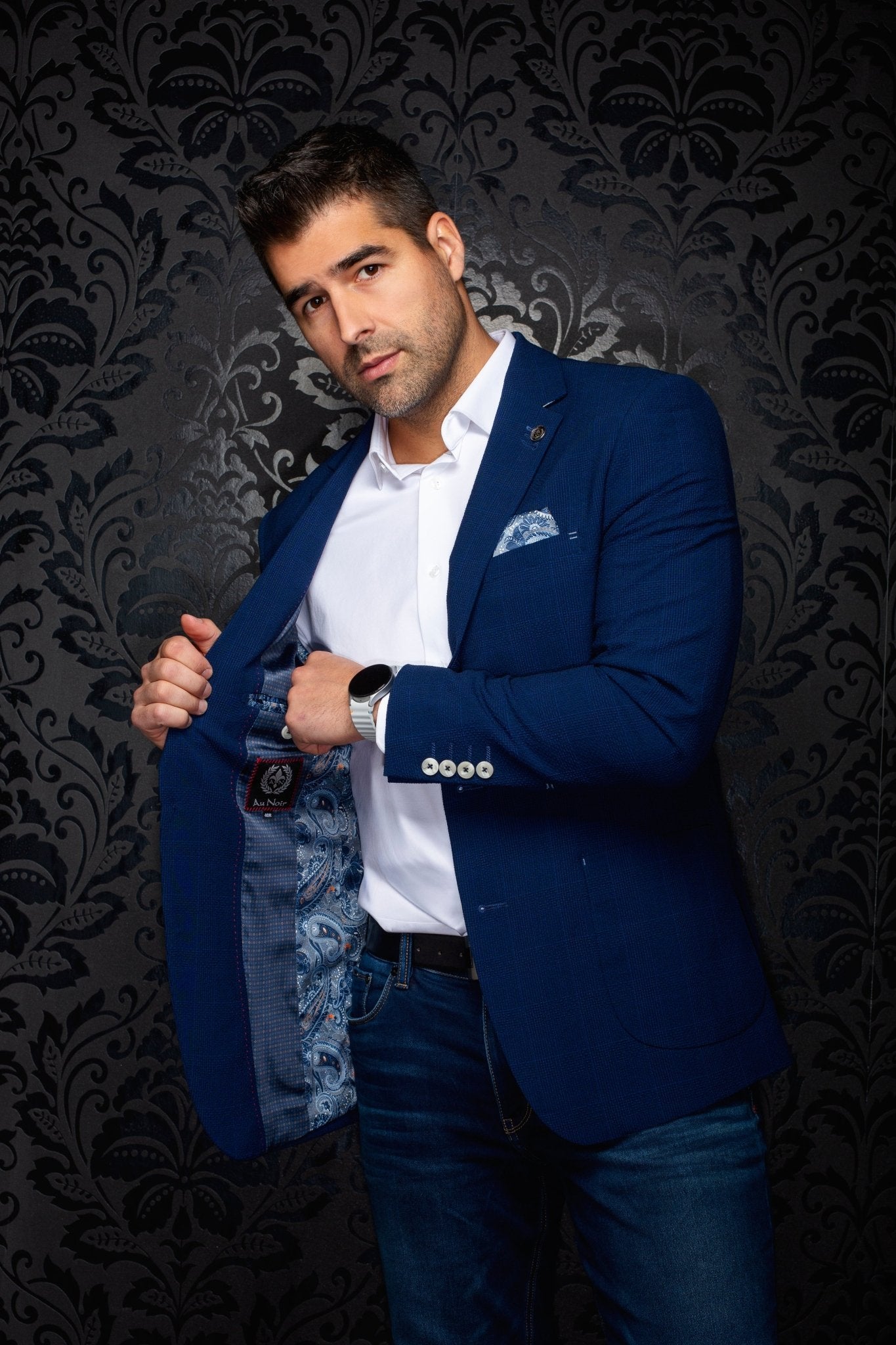 VESTON | TROY, Dark Royal - AU NOIR