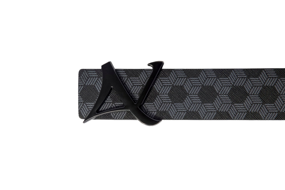 REVERSIBLE BELT | SHELBY BLACK, black - AU NOIR