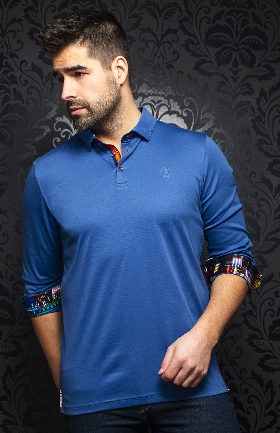 Polo | FALCON, azul - AU NOIR