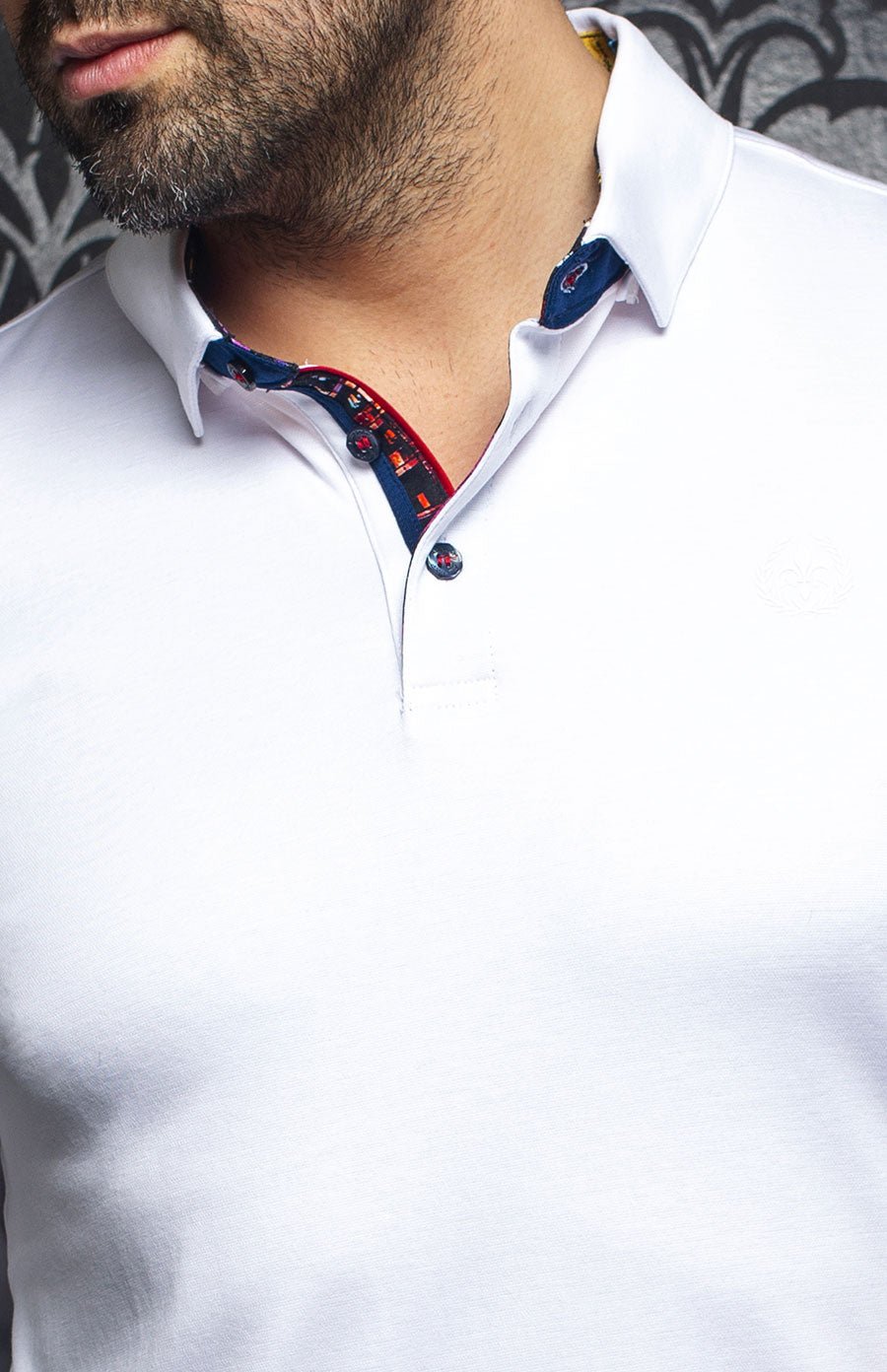 Polo | FALCON, Blanco - AU NOIR