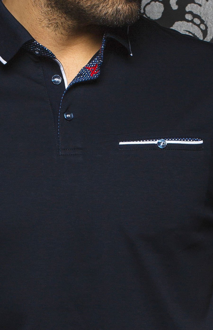 Polo | MERCURY, azul marino - AU NOIR