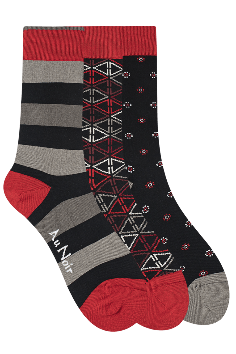 3 PAIRS - MEN'S SOCKS - AU NOIR