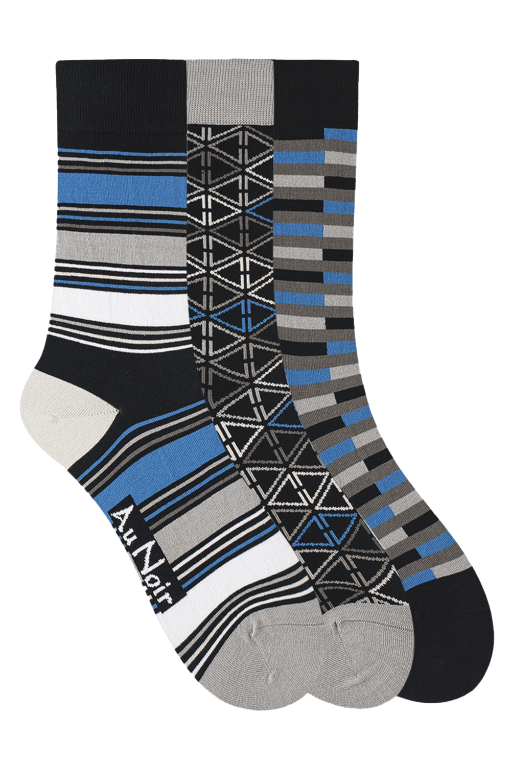 3 PAIRS - MEN'S SOCKS - AU NOIR