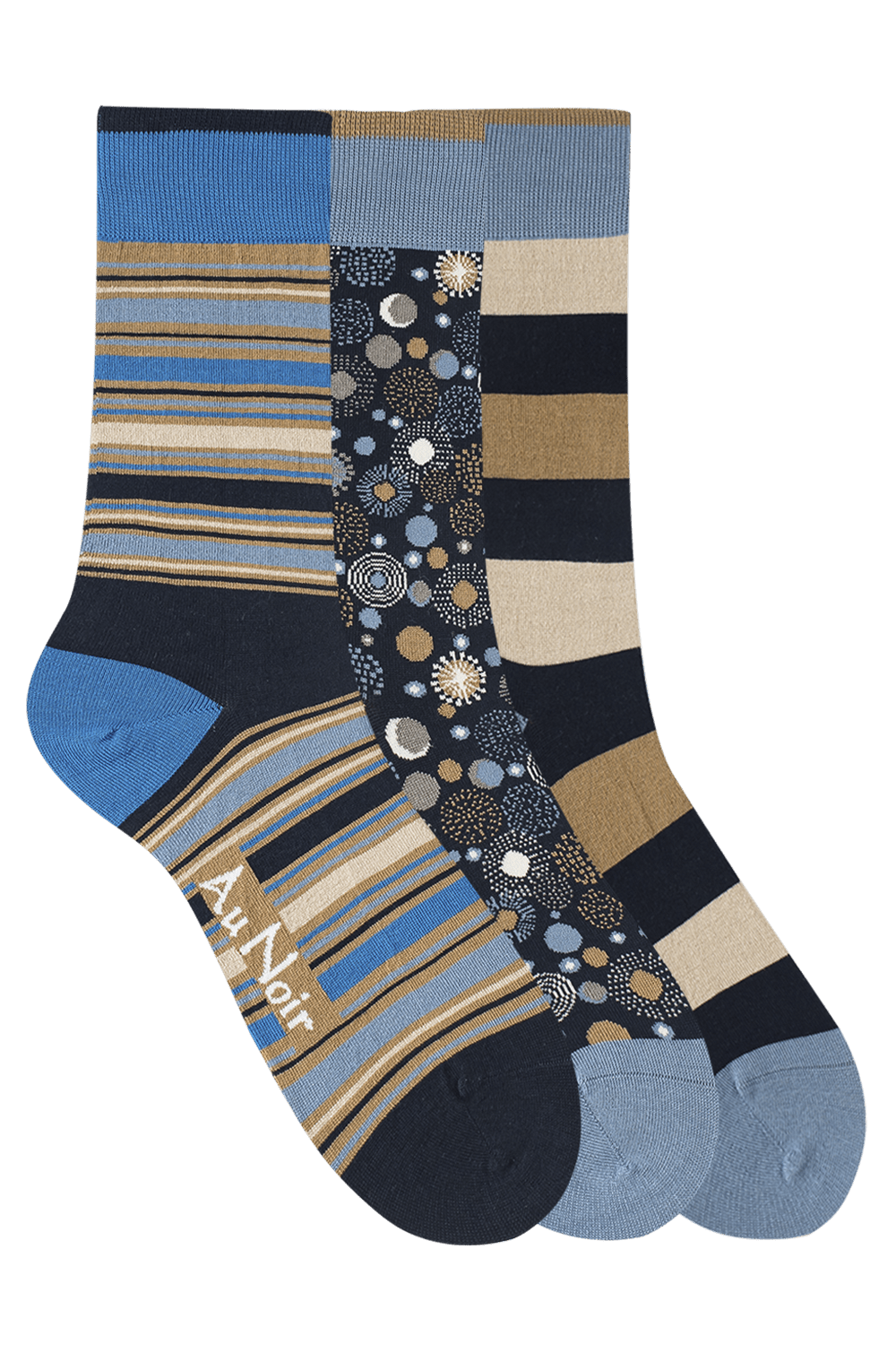 3 PAIRS - MEN'S SOCKS - AU NOIR