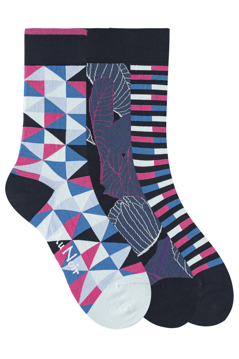 3 PAIRS - MEN'S SOCKS - AU NOIR