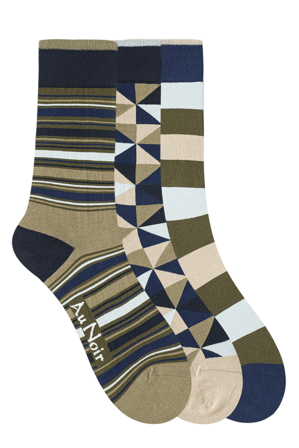 3 PAIRS - MEN'S SOCKS - AU NOIR