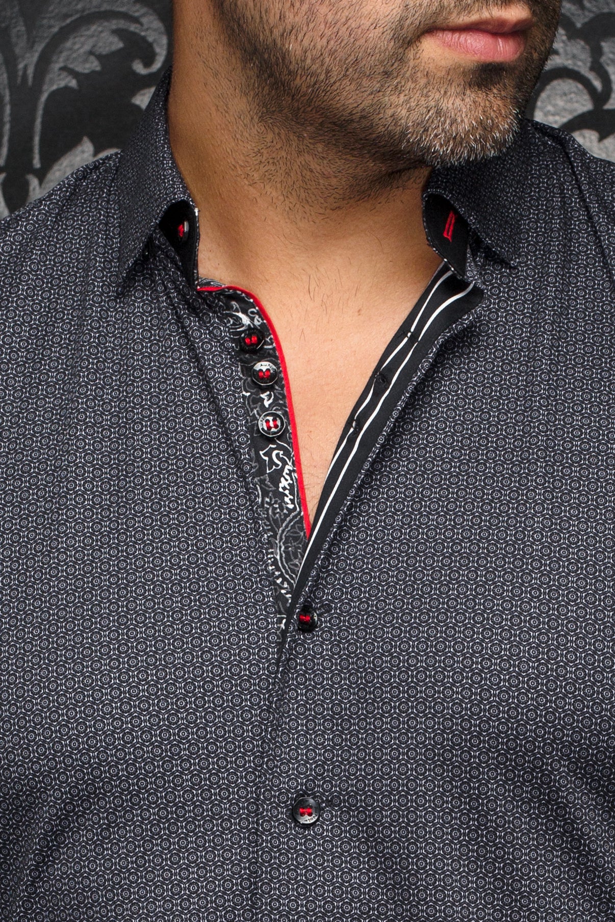 shirt | KNOX-K, Black grey