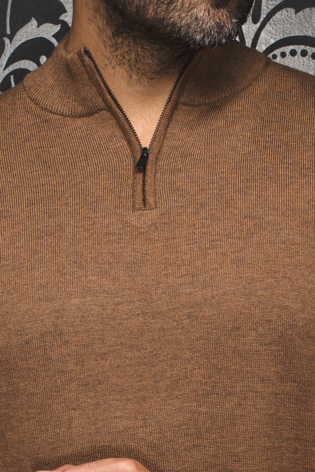 MERINO WOOL SWEATER | MESTA, camel