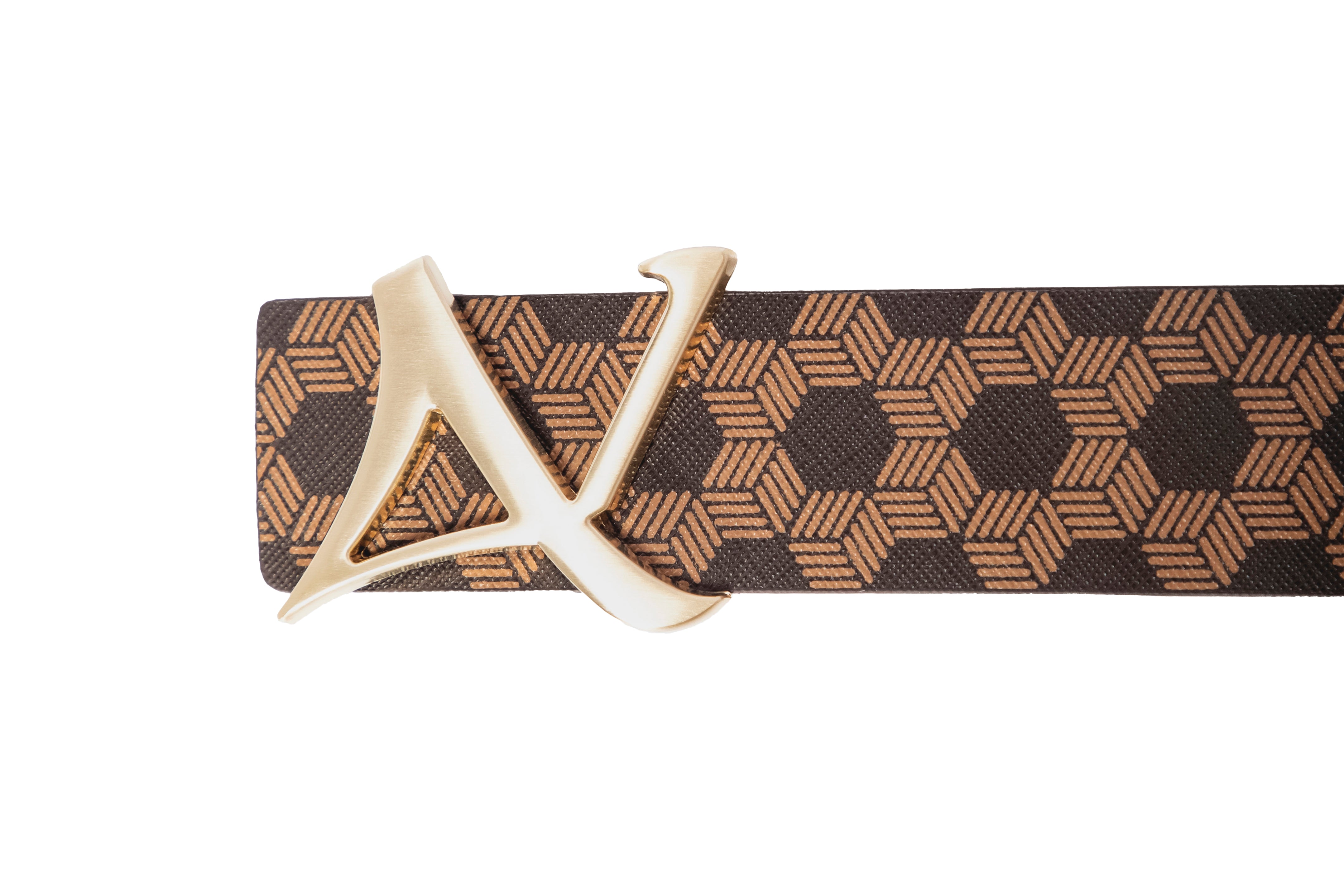 REVERSIBLE BELT | SHELBY GOLD, brown