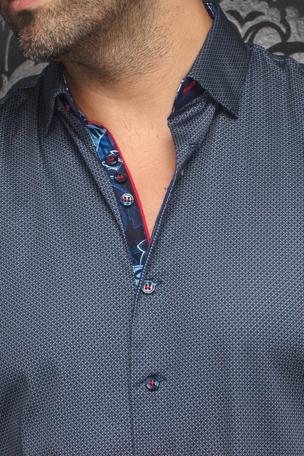 shirt | SOSA, Navy Tobacco