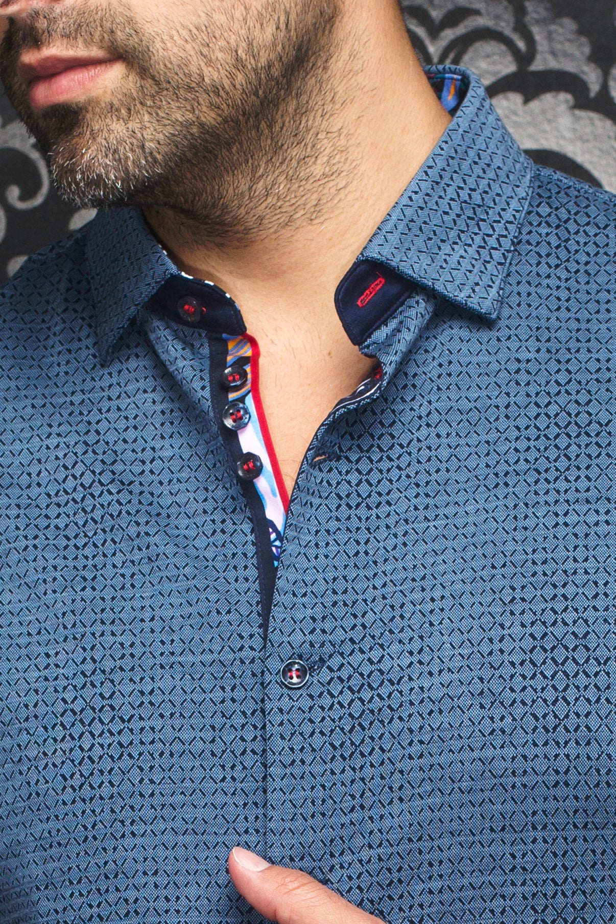 shirt | ZOLA, Med Blue